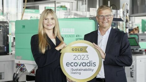Ecovadis-Auszeichnung in Gold für Arburg