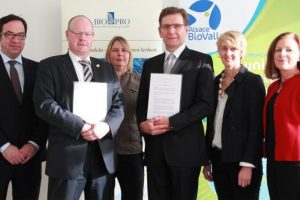 Biopro und Alsace Biovalley festigen Partnerschaft