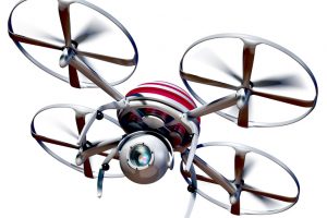 Drohne erfasst Layout im Flug