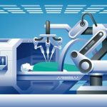 Robots_in_medicine._Innovative_medicine._Robotic_surgery.__Modern_medical_technologies_vector_concept.