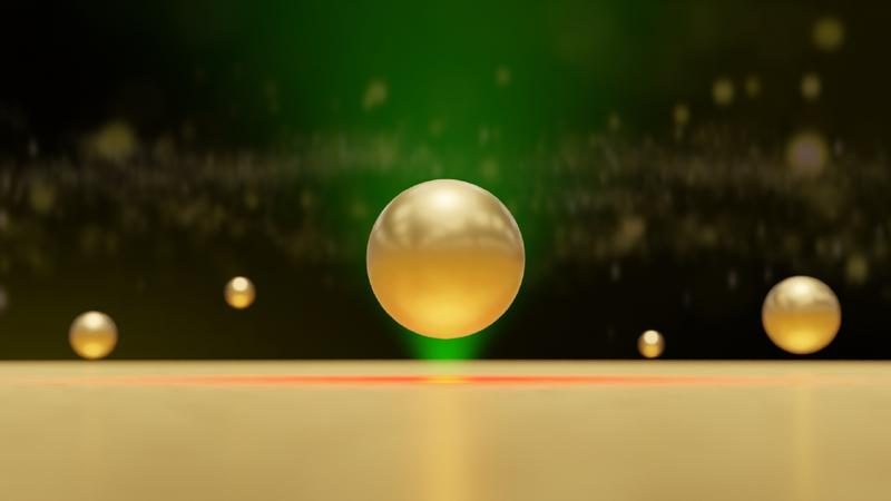 Thermofluidik für Lab-on-chip-Systeme illustriert am Beipiel eines Goldpartikels