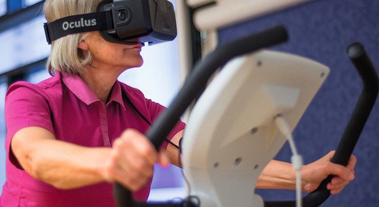 VR-Brille Virtual Reality Therapie