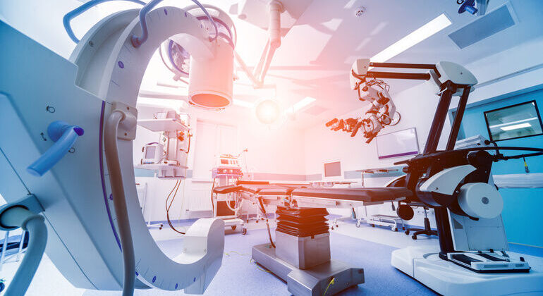 Modern_equipment_in_operating_room._Medical_devices_for_neurosurgery._Background