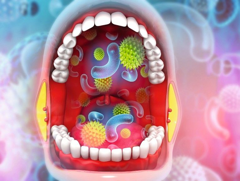 Virus,_bacterial__in_human_mouth._3d_illustration_