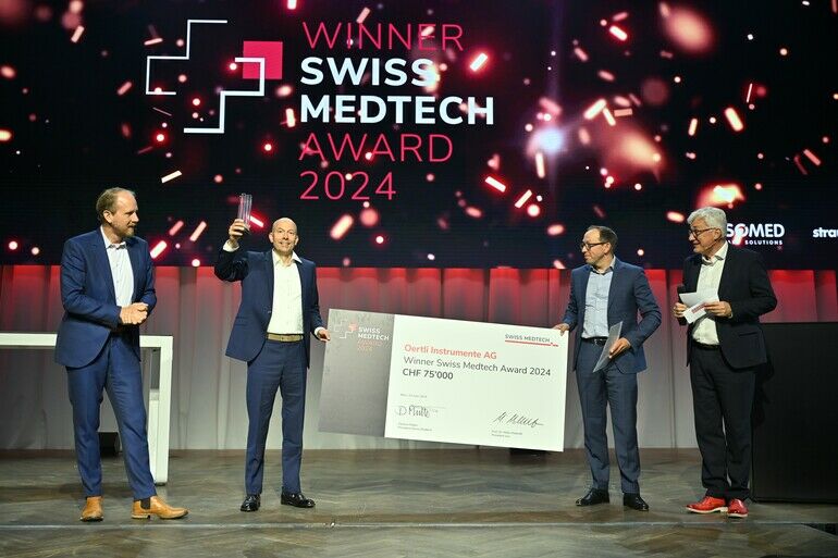 Oertli Instrumente erhält Swiss Medtech Award 2024