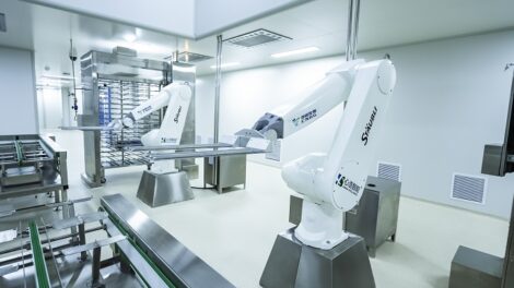 Produktion von Influenza-Impfstoffen mit Stäubli hygienegerechten Robotern