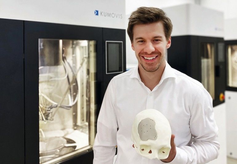 Mit 3D-Druck auch Zellen im Implantat versorgen